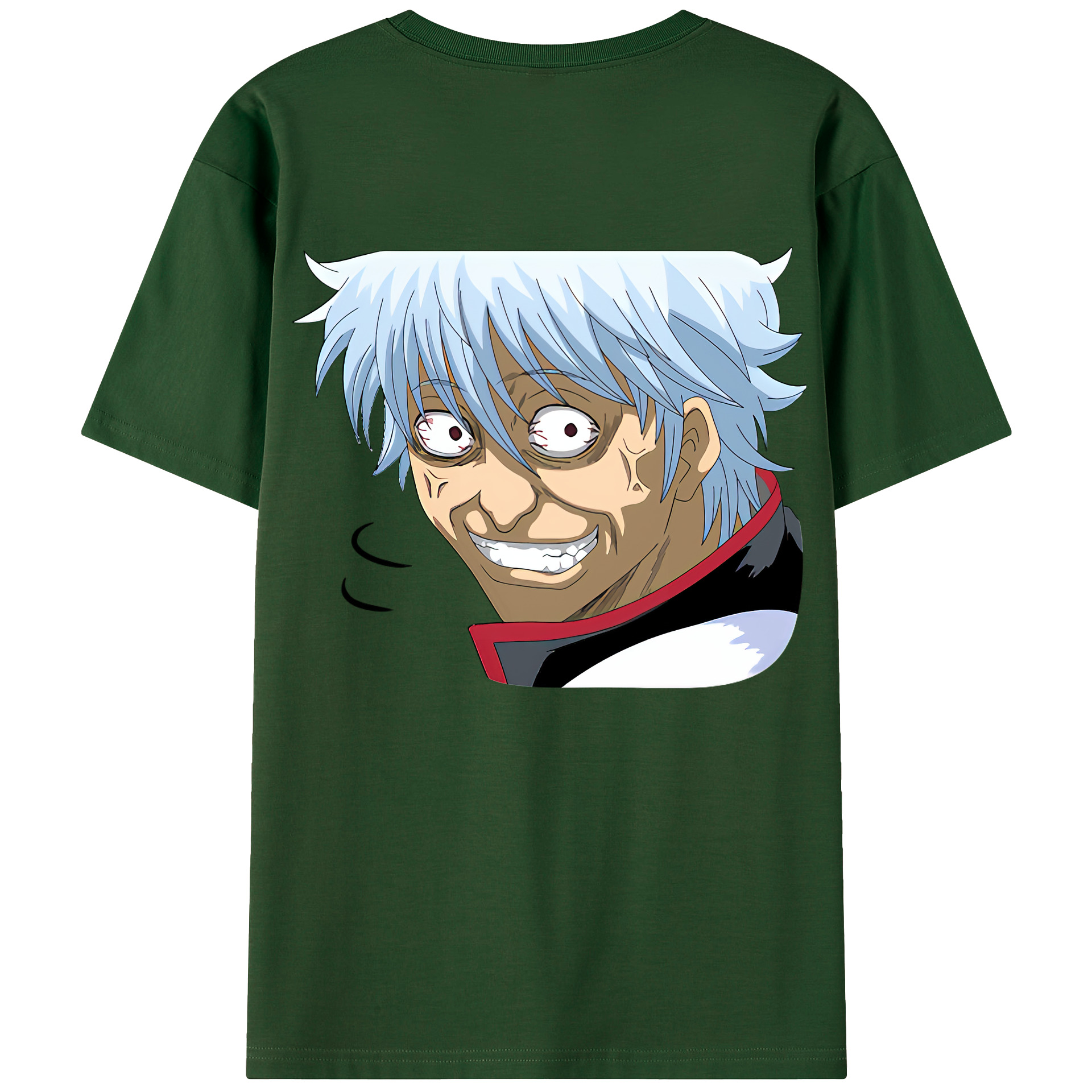（画像用） ぎんたま 坂田銀時（さかたぎんとき） 神楽 志村新八（しむら しんぱち） GINTAMA Sakata Gintoki Kagura Shimura Shinpachi 綿100％半袖Tシャツ（背面プリント）
